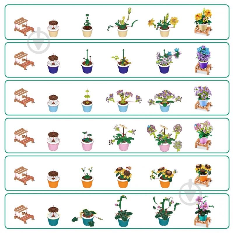 Конструктор Max в капсуле S1 – Садовые растения в горшочках (в ассорт., в диспл.) 83183GQ1 - фото 5 Конструктор Max в капсуле S1 – Садовые растения в горшочках (в ассорт., в диспл.) 83183GQ1 - фото 5