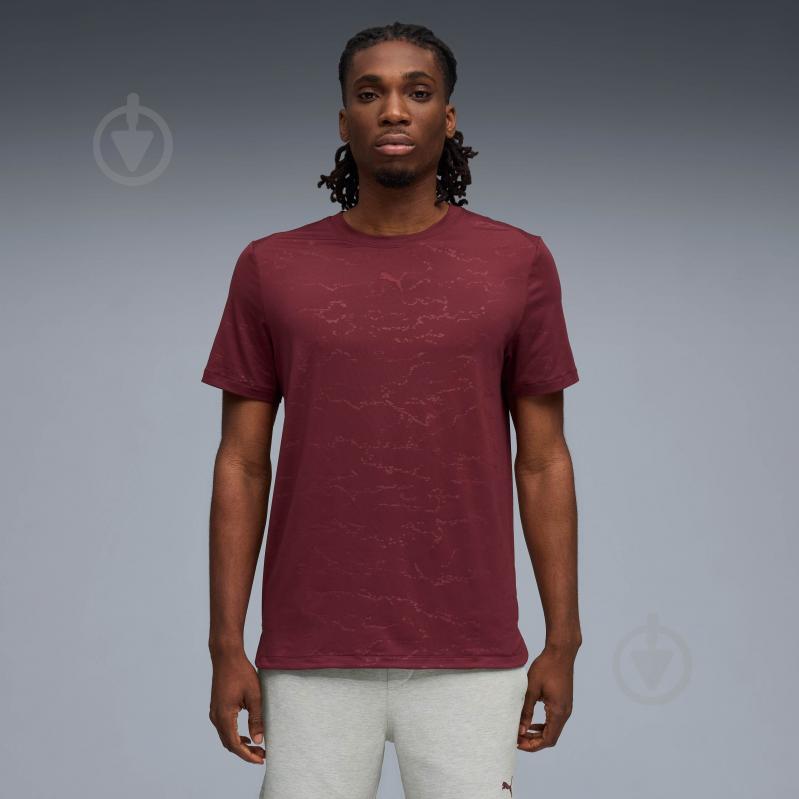 Футболка Puma M CLOUDSPUN EMBOSS TEE 52764696 р.3XL бордовий - фото 1 Футболка Puma M CLOUDSPUN EMBOSS TEE 52764696 р.3XL бордовий - фото 1