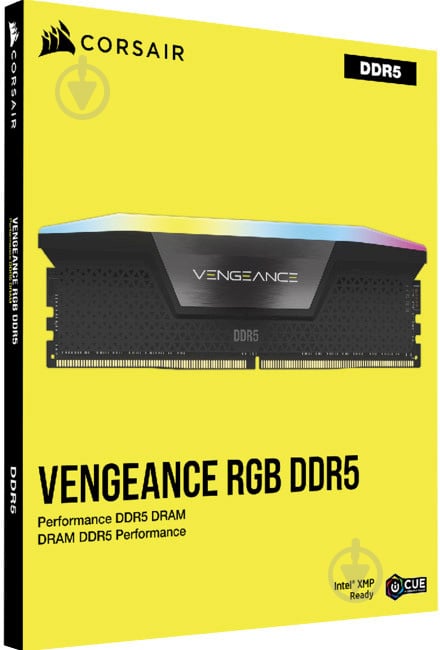 Оперативна пам'ять Corsair DDR5 SDRAM 48 GB (2x24GB) 6000 MHz (CMH48GX5M2E6000C36) Vengeance RGB Black - фото 6