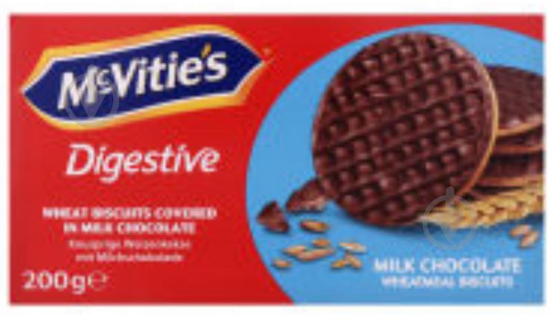 Печенье McVitie's Digestive Milk Chocolate to go 200 г - фото 1