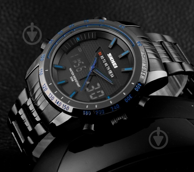 Наручные часы Skmei 1131 black/blue (1131BOXBKBL) - фото 4
