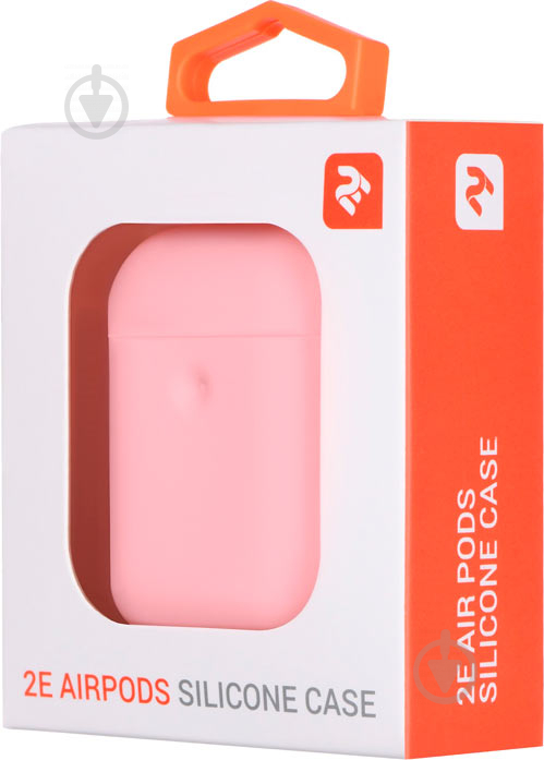 Чохол для навушників 2E для Apple AirPods Pure Color Silicone 3.0mm pink (2E-AIR-PODS-IBPCS-3-LPK) - фото 3