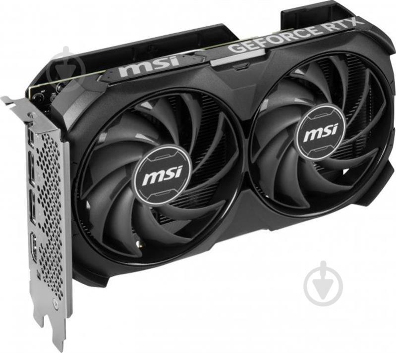 Відеокарта MSI NVIDIA GeForce RTX 4060 Ti Ventus 2X Black OC 8GB GDDR6 128bit (GeForce RTX 4060 Ti VENTUS 2X BLACK 8G OC) - фото 5