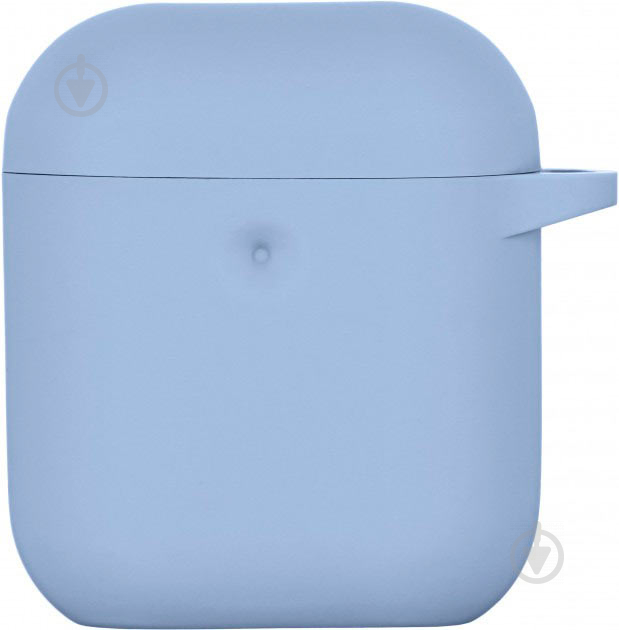 Чехол для наушников 2E для Apple AirPods Pure Color Silicone 3.0mm blue (2E-AIR-PODS-IBPCS-3-SKB) - фото 2