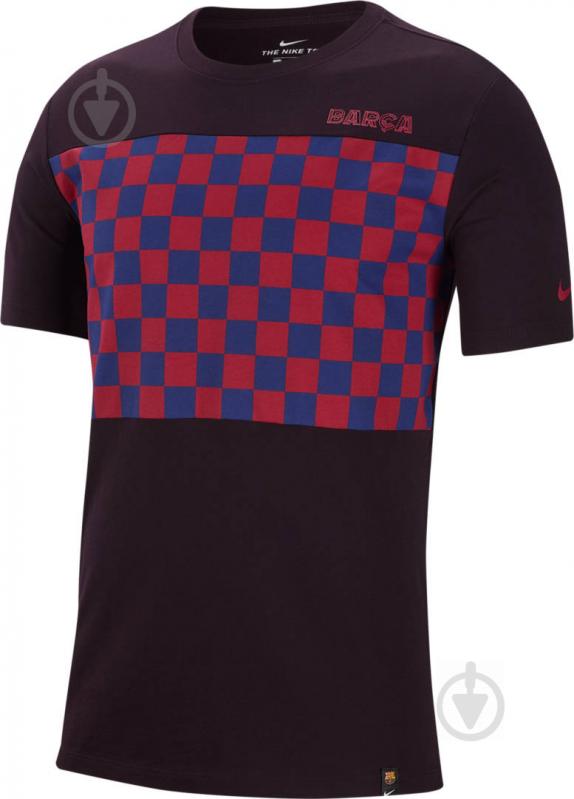 Футболка Nike FCB M NK TEE TRV CREST AQ7463-659 р.S бордовий - фото 1