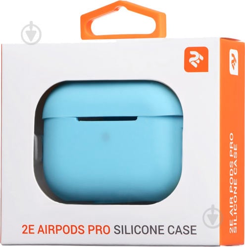 Чехол для наушников 2E для Apple AirPods Pro Pure Color Silicone (2.5mm) blue (2E-PODSPR-IBPCS-2.5-BL) - фото 4