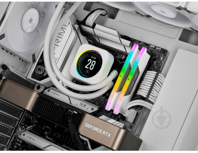 Оперативна пам'ять Corsair DDR5 SDRAM 32 GB (2x16GB) 6000 MHz (CMH32GX5M2E6000C36W) Vengeance RGB White - фото 4