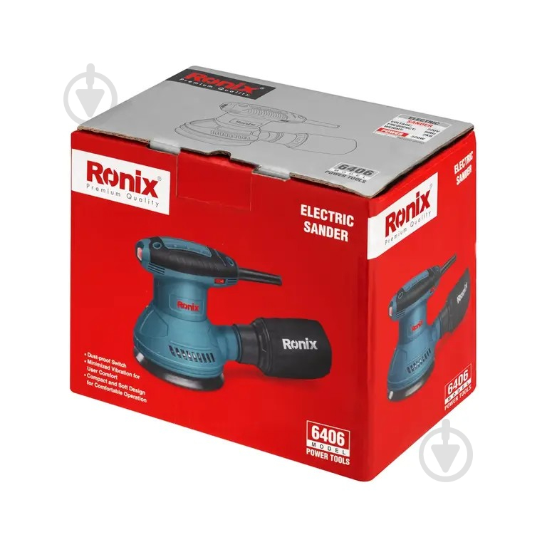 Эксцентриковая шлифмашина Ronix 320 Вт 125 мм 6406 - фото 7