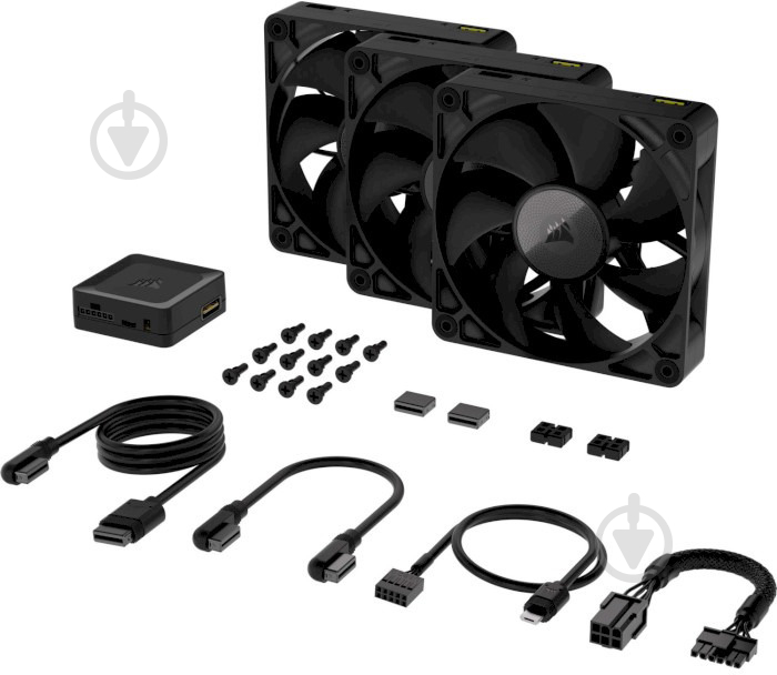 Набор вентиляторов для корпуса Corsair iCUE Link RX120 PWM Triple Pack (CO-9051010-WW) - фото 7