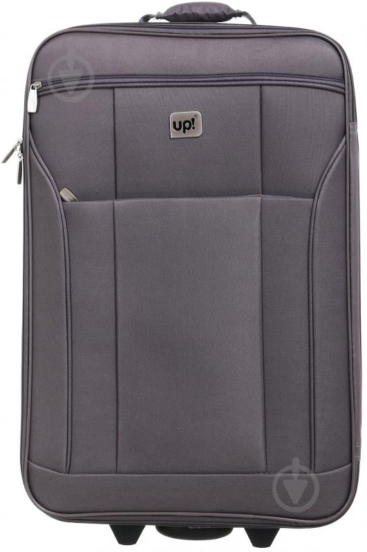 Чемодан UP! (Underprice) 49 л серый KX22003 61х40х20 см - фото 4