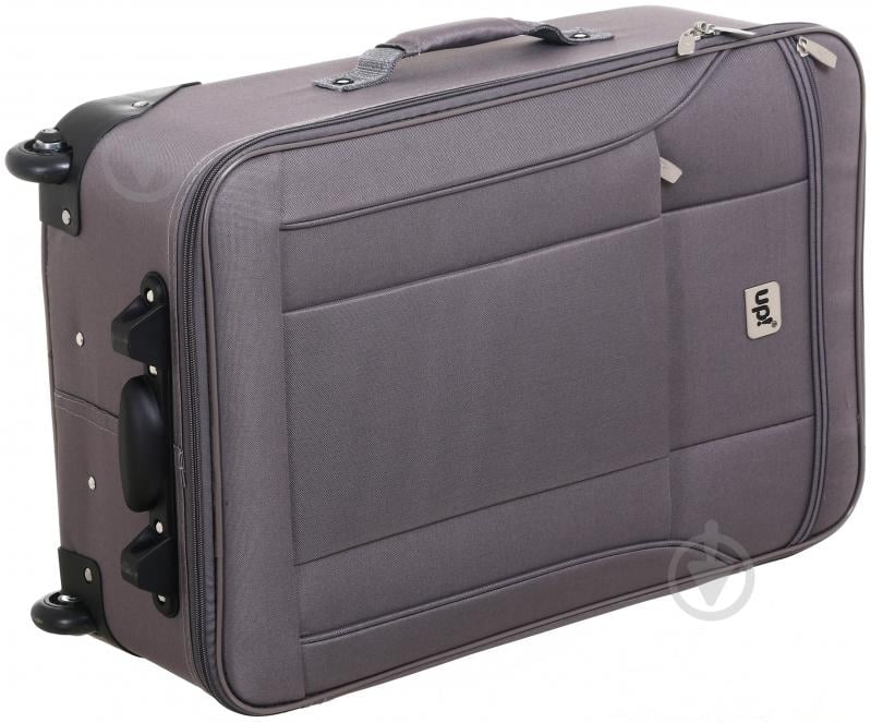 Чемодан UP! (Underprice) 49 л серый KX22003 61х40х20 см - фото 5