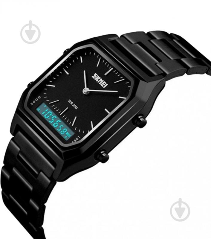 Наручные часы Skmei 1220 black (1220BOXBK) - фото 2 Наручные часы Skmei 1220 black (1220BOXBK) - фото 2