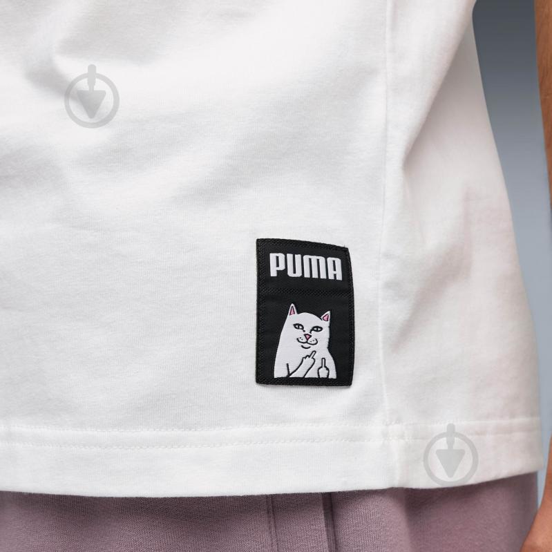 Футболка Puma PUMA X RIPNDIP Boxy Graphic Tee 63241302 р.L білий - фото 4 Футболка Puma PUMA X RIPNDIP Boxy Graphic Tee 63241302 р.L білий - фото 4