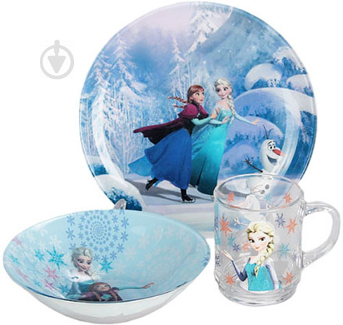 Набор детской посуды Disney Frozen 3 предмета L8224 Disney Luminarc - фото 1