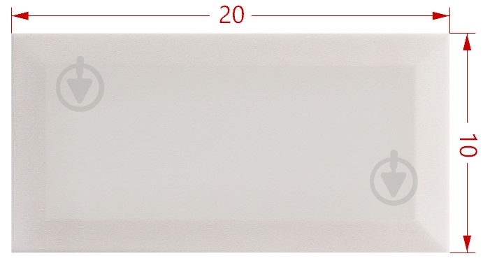 Плитка Mainzu Bissel Blanco 10x20 см - фото 2 Плитка Mainzu Bissel Blanco 10x20 см - фото 2