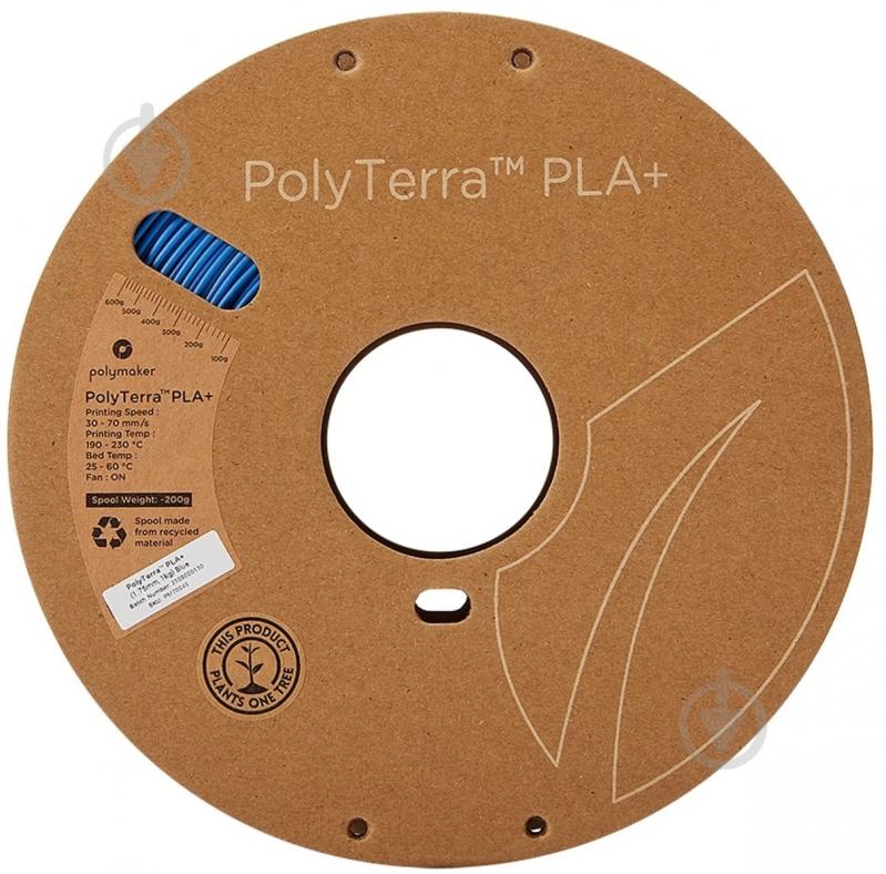 Пластик для 3D-принтера Polymaker PolyTerra PLA Plus 1кг/1.75мм (70949) - фото 2 Пластик для 3D-принтера Polymaker PolyTerra PLA Plus 1кг/1.75мм (70949) - фото 2