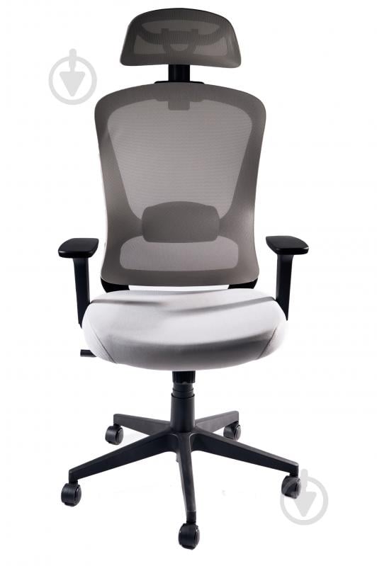 Кресло офисное Tehforward Крипто серый - фото 7