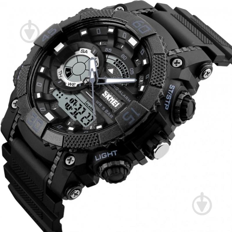 Наручний годинник Skmei 1228 black (1228BOXBK) - фото 2