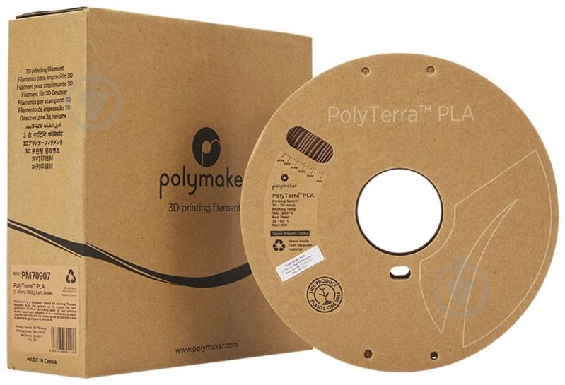Пластик для 3D-принтера Polymaker PolyTerra PLA 1кг/1.75мм (70907) - фото 4 Пластик для 3D-принтера Polymaker PolyTerra PLA 1кг/1.75мм (70907) - фото 4