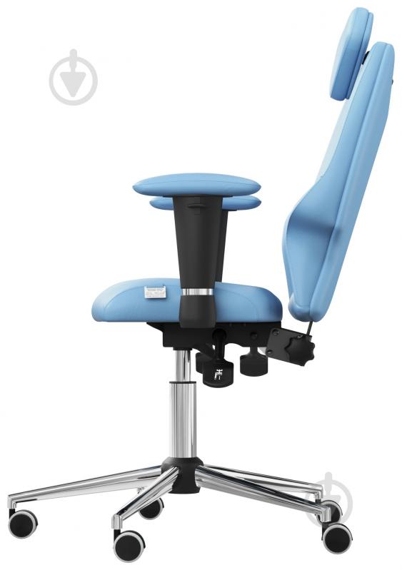 Кресло эргономичное Kulik System Fly 1303 голубой - фото 5 Кресло эргономичное Kulik System Fly 1303 голубой - фото 5