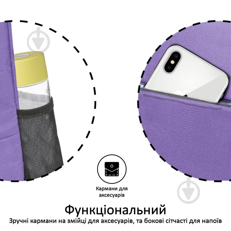 Рюкзак Promate Alpha-BP 15.6" blue (alpha-bp.blue) - фото 4