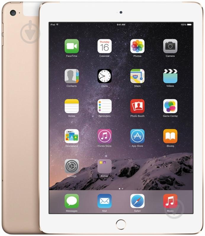 Планшет Apple A1600 iPad mini 3 128GB 7.9" (MGYU2TU/A) gold - фото 1