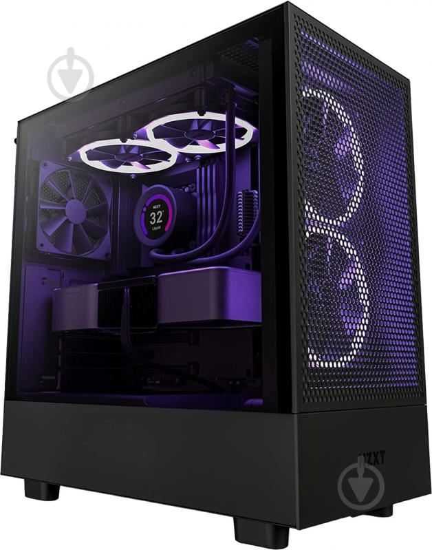 Корпус NZXT H5 Flow Black (CC-H51FB-01) без БЖ - фото 1