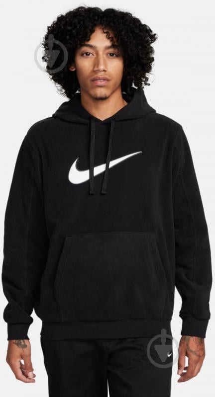 Джемпер Nike M NSW SP HOODIE POLAR FLEECE FQ8820-010 р.S чорний - фото 1