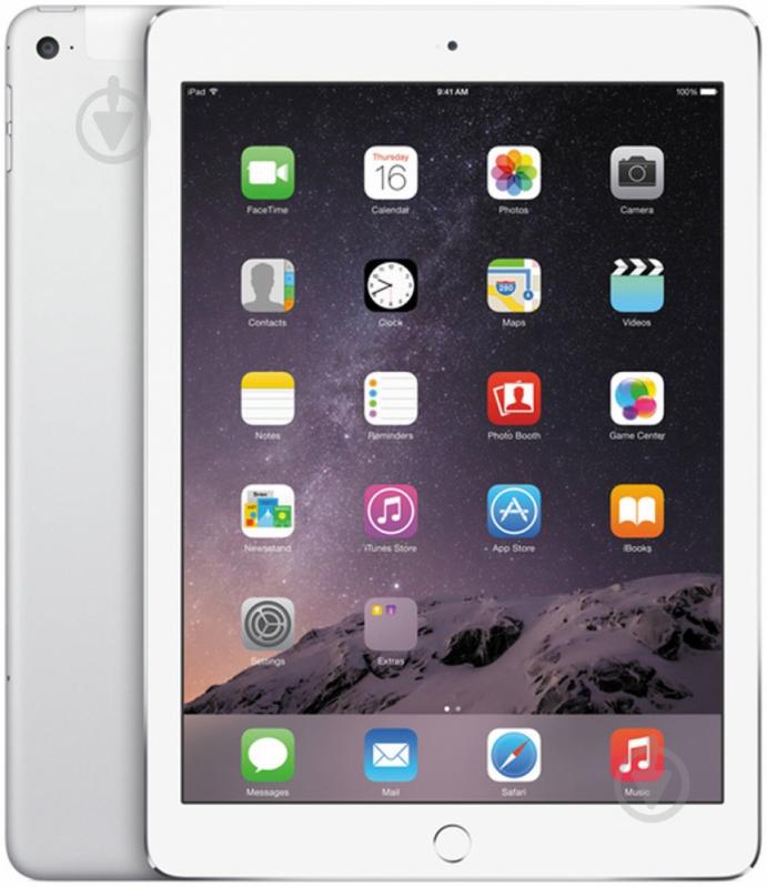 Планшет Apple A1600 iPad mini 3 128GB 7.9" (MGJ32TU/A) silver - фото 1