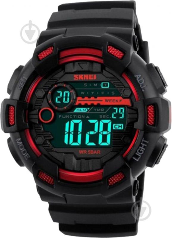 Наручные часы Skmei 1243 black/red (1243BOXRD) - фото 3