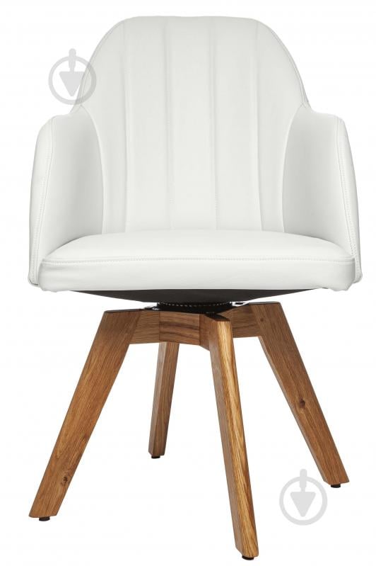 Стул Mia белый / дуб - фото 1