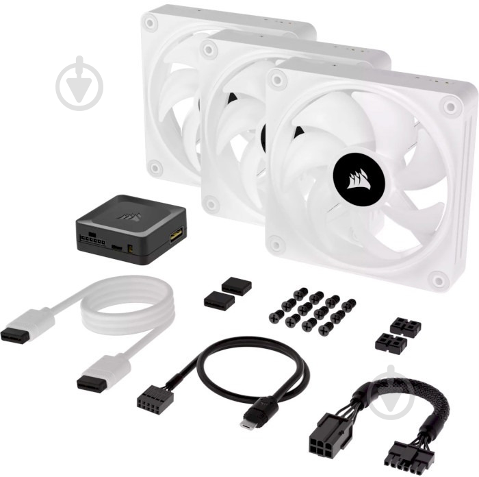ᐉ Набор вентиляторов для корпуса Corsair iCUE Link QX120 RGB PWM PC ...