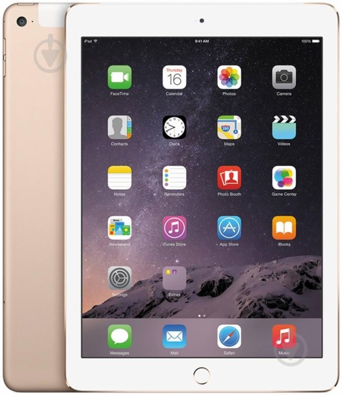Планшет Apple A1600 iPad mini 3 64GB 7.9" (MGYN2TU/A) gold - фото 1