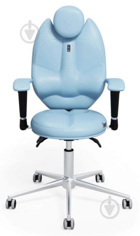 Крісло ергономічне Kulik System TRIO 1404 блакитний - фото 1 Крісло ергономічне Kulik System TRIO 1404 блакитний - фото 1