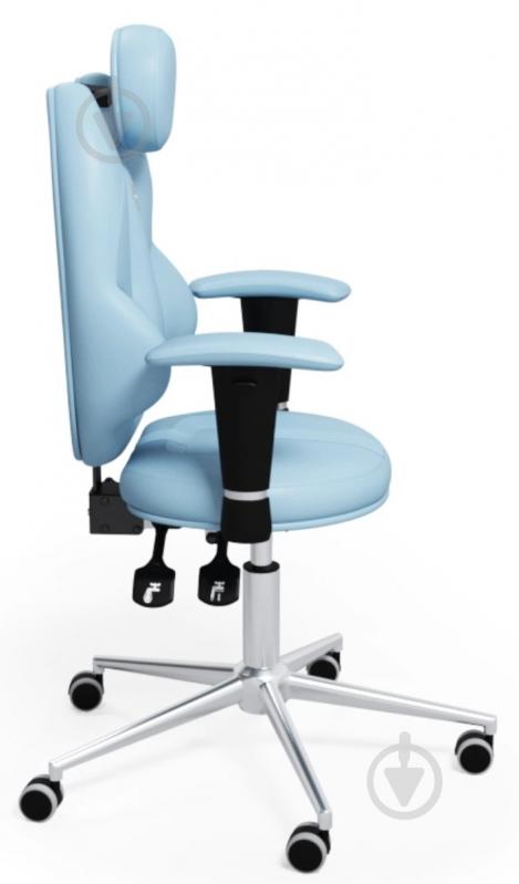 Крісло ергономічне Kulik System TRIO 1404 блакитний - фото 6 Крісло ергономічне Kulik System TRIO 1404 блакитний - фото 6