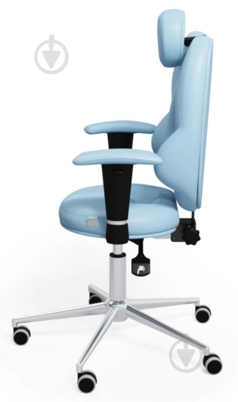 Крісло ергономічне Kulik System TRIO 1404 блакитний - фото 7 Крісло ергономічне Kulik System TRIO 1404 блакитний - фото 7