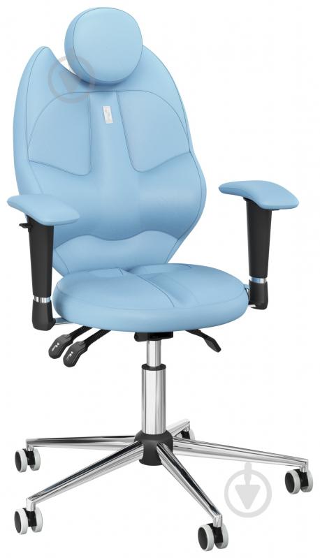 Крісло ергономічне Kulik System TRIO 1404 блакитний - фото 2 Крісло ергономічне Kulik System TRIO 1404 блакитний - фото 2