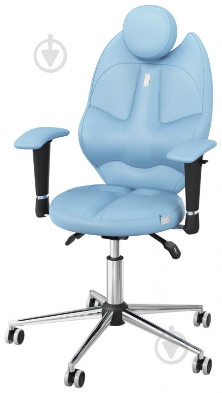 Крісло ергономічне Kulik System TRIO 1404 блакитний - фото 3 Крісло ергономічне Kulik System TRIO 1404 блакитний - фото 3