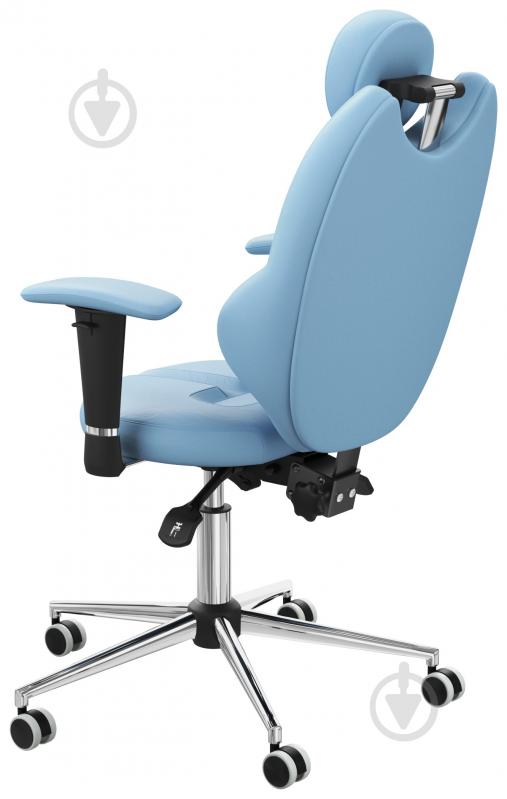 Крісло ергономічне Kulik System TRIO 1404 блакитний - фото 4 Крісло ергономічне Kulik System TRIO 1404 блакитний - фото 4