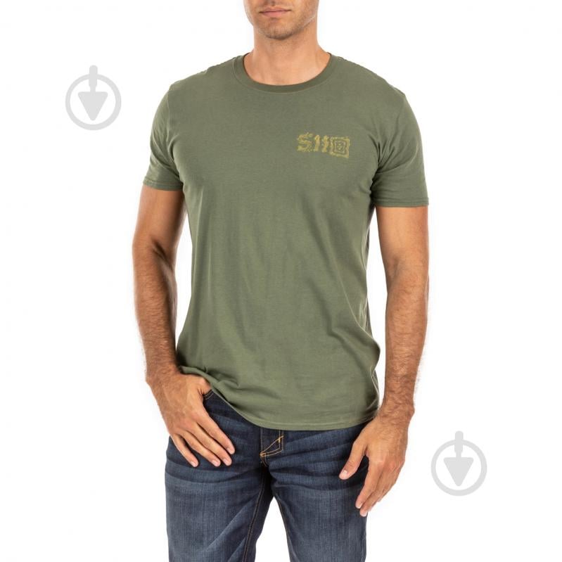 Футболка 5.11 Tactical "STAY SHARP" 41280 р.M Military Green - фото 2