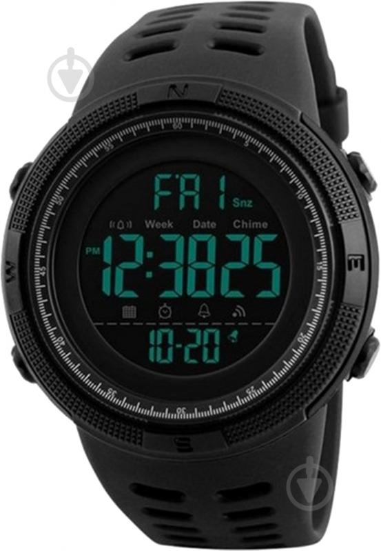Наручний годинник Skmei 1251 black (1251BOXBK) - фото 1