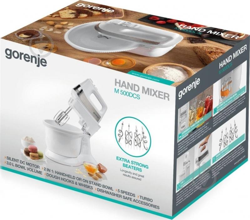 Миксер Gorenje M500DCS - фото 10 Миксер Gorenje M500DCS - фото 10