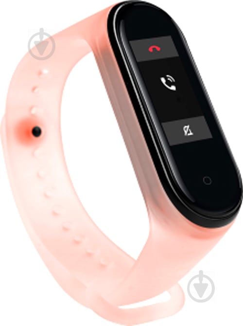 Ремешок для фитнес-браслета Xiaomi TRANSPERANCY MI BAND 3/4 orange 523242 - фото 1