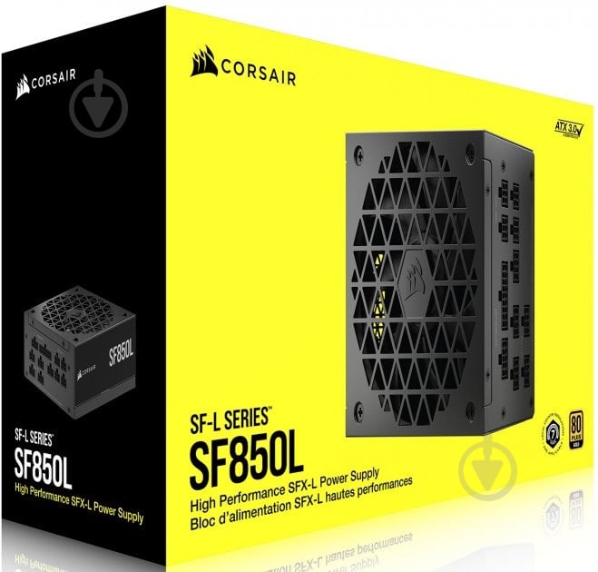 Блок живлення Corsair SF850L PCIE5 CP-9020245-EU 850 Вт - фото 9