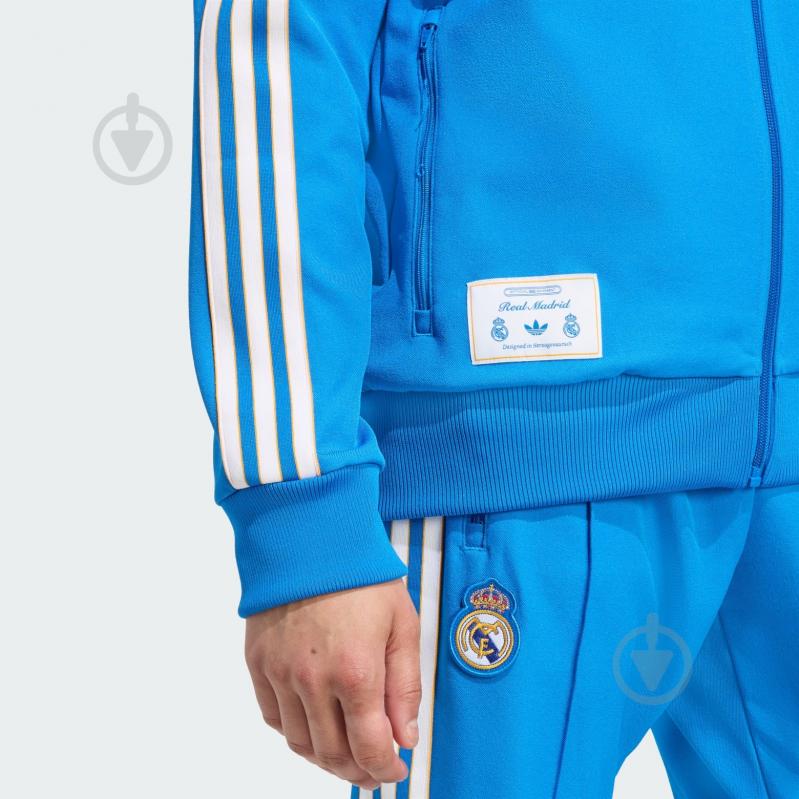 Олімпійка Adidas Real Icon Tt JN3058 р.L блакитний - фото 4 Олімпійка Adidas Real Icon Tt JN3058 р.L блакитний - фото 4