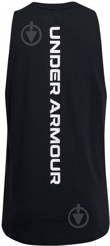 Майка Under Armour UA BASELINE COTTON TANK 1361901-005 р.M черный - фото 4