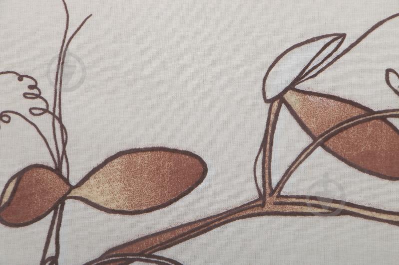 Простынь Мозаика 220x220 см коричневый - фото 3