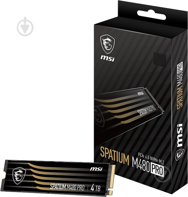 SSD-накопитель MSI Spatium M480 Pro 1024GB M.2 PCI Express 4.0 x4 3D TLC (S78-440L1G0-P83) - фото 5