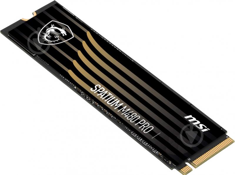 SSD-накопитель MSI Spatium M480 Pro 2000GB M.2 PCI Express 4.0 x4 3D TLC (S78-440Q600-P83) - фото 4