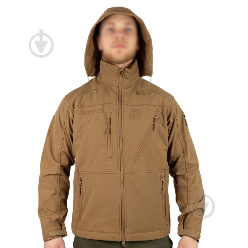 Куртка мужская демисезонная Mil-Tec демисезонный софтшелл "SOFTSHELL JACKET" 10864019 р.L [120] Coyote - фото 2